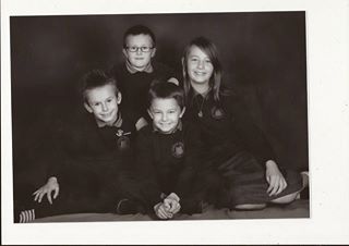 Photo: all of them last one we have as codie is off to big school next year xxx