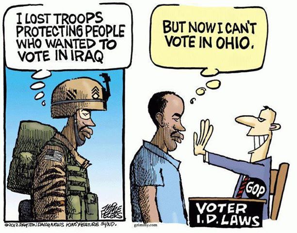 Photo: This just ain't how a real democracy works.